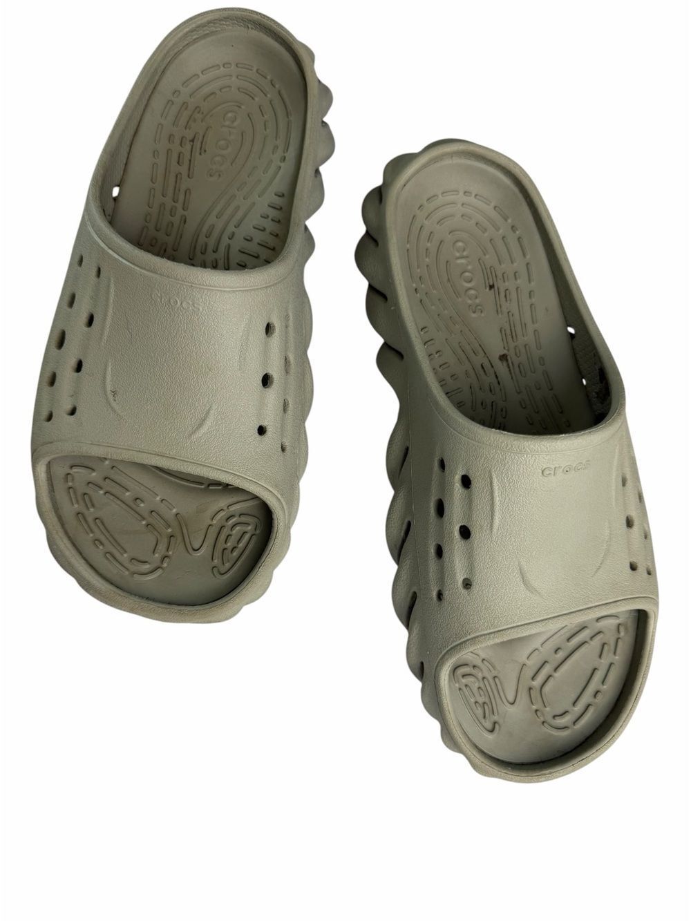 Crocs Echo Slide Sandals 208170-1FT Grey men’s 6 women’s 8